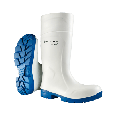 Dunlop FoodPro Purofort Multigrip Safety - White/Blue