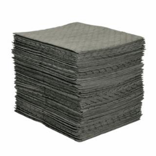Brady SPC MRO Plus™ Absorbent, Absorbs 20.5 gal, 15 in W x 19 in L, Medium Weight, Perforated, 3-Ply, Pad