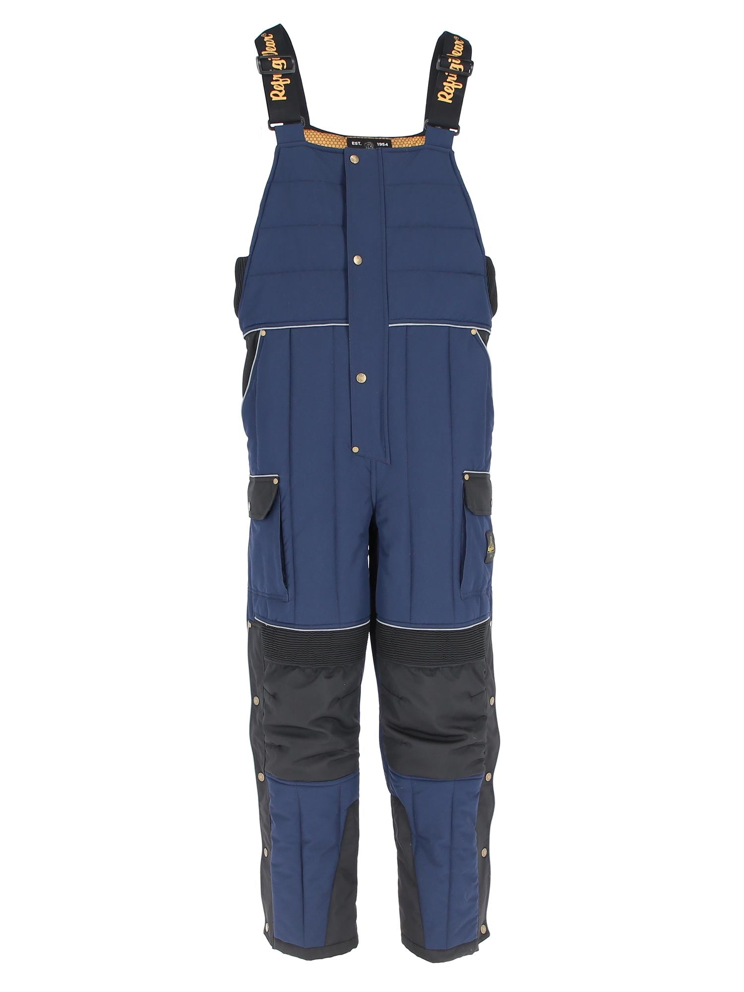 Refrigiwear 7354 54 Gold Bib Overalls Navy