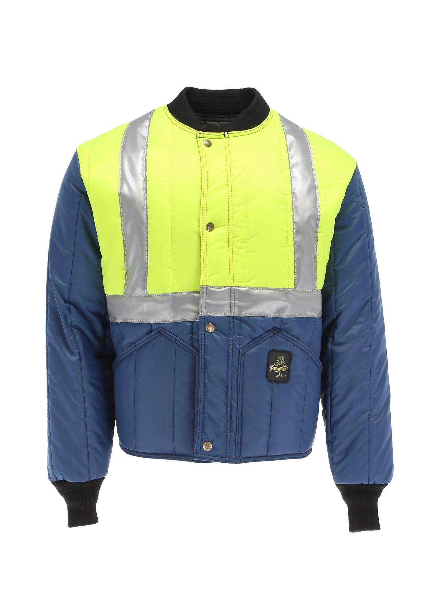 Refrigiwear 8225 HiVis Cooler Wear™ Jacket Lime/Navy