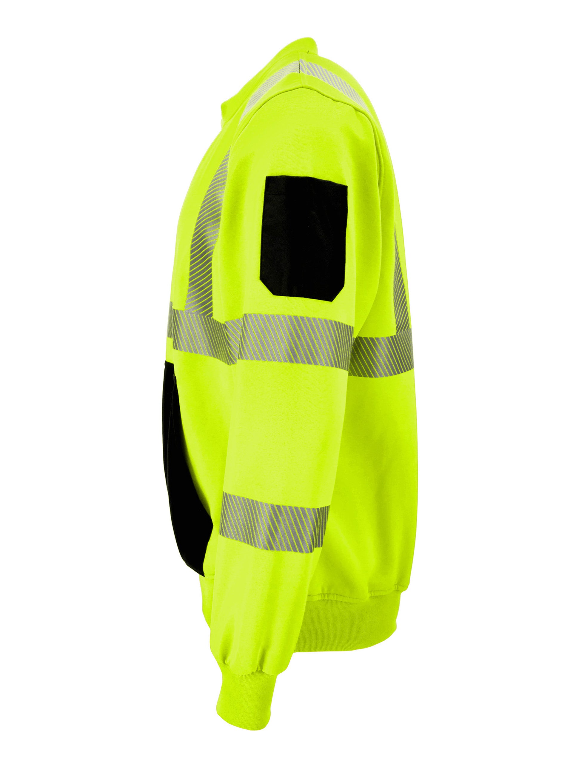 Refrigiwear 8475 HiVis Crewneck Sweatshirt Lime