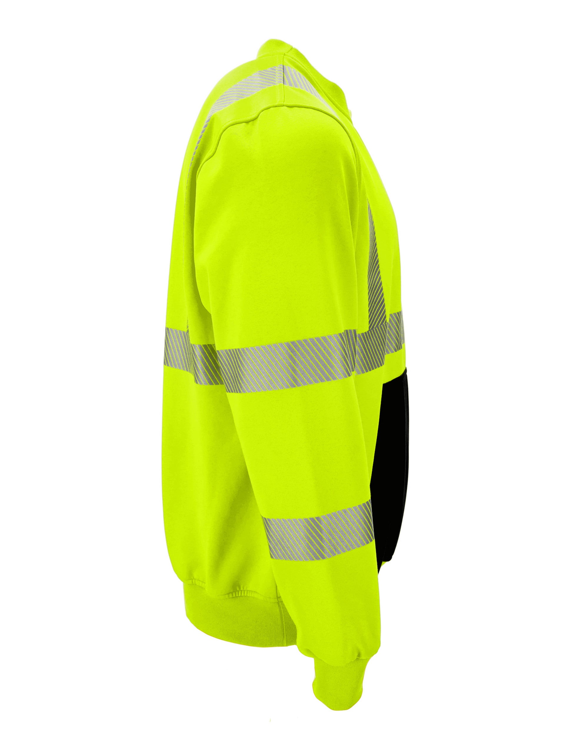 Refrigiwear 8475 HiVis Crewneck Sweatshirt Lime