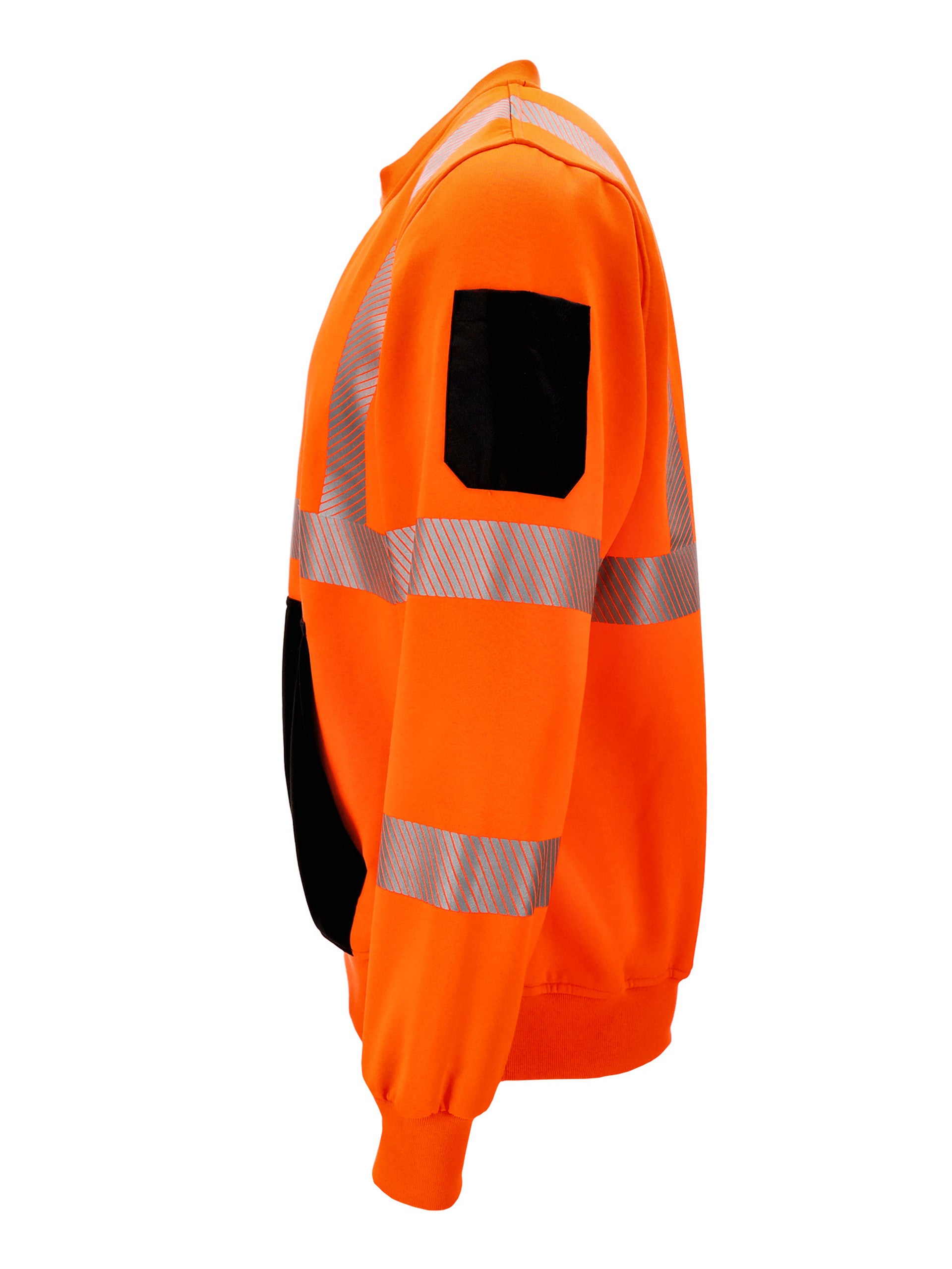 Refrigiwear 8475 HiVis Crewneck Sweatshirt Orange