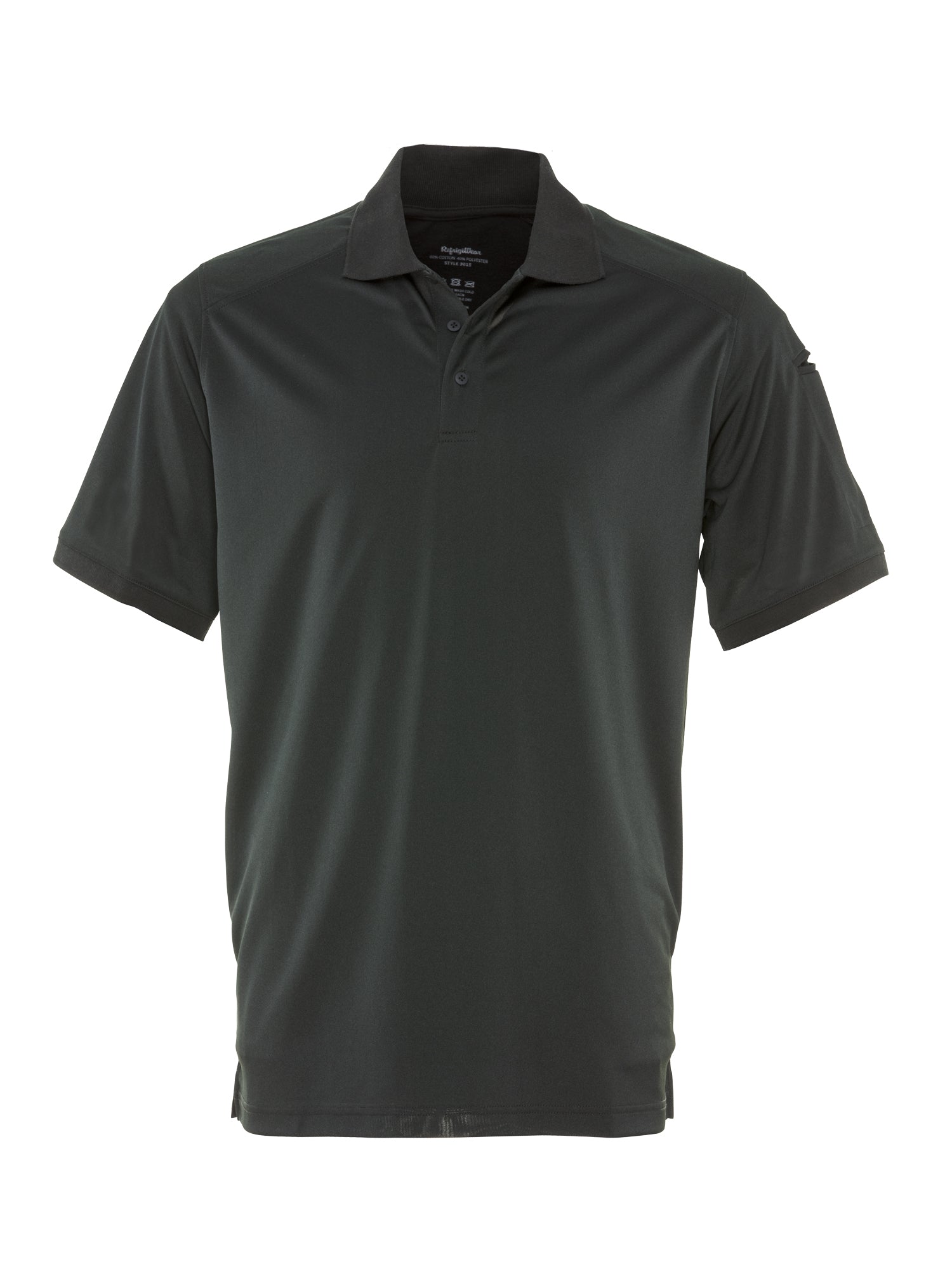 Refrigiwear 9016 Snag-Proof Short Sleeve Polo Shirt Black