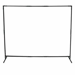 Best Welds Curtain Frame, 6 ft X 6 ft Expandable to 6 ft X 8 ft, Steel, Black