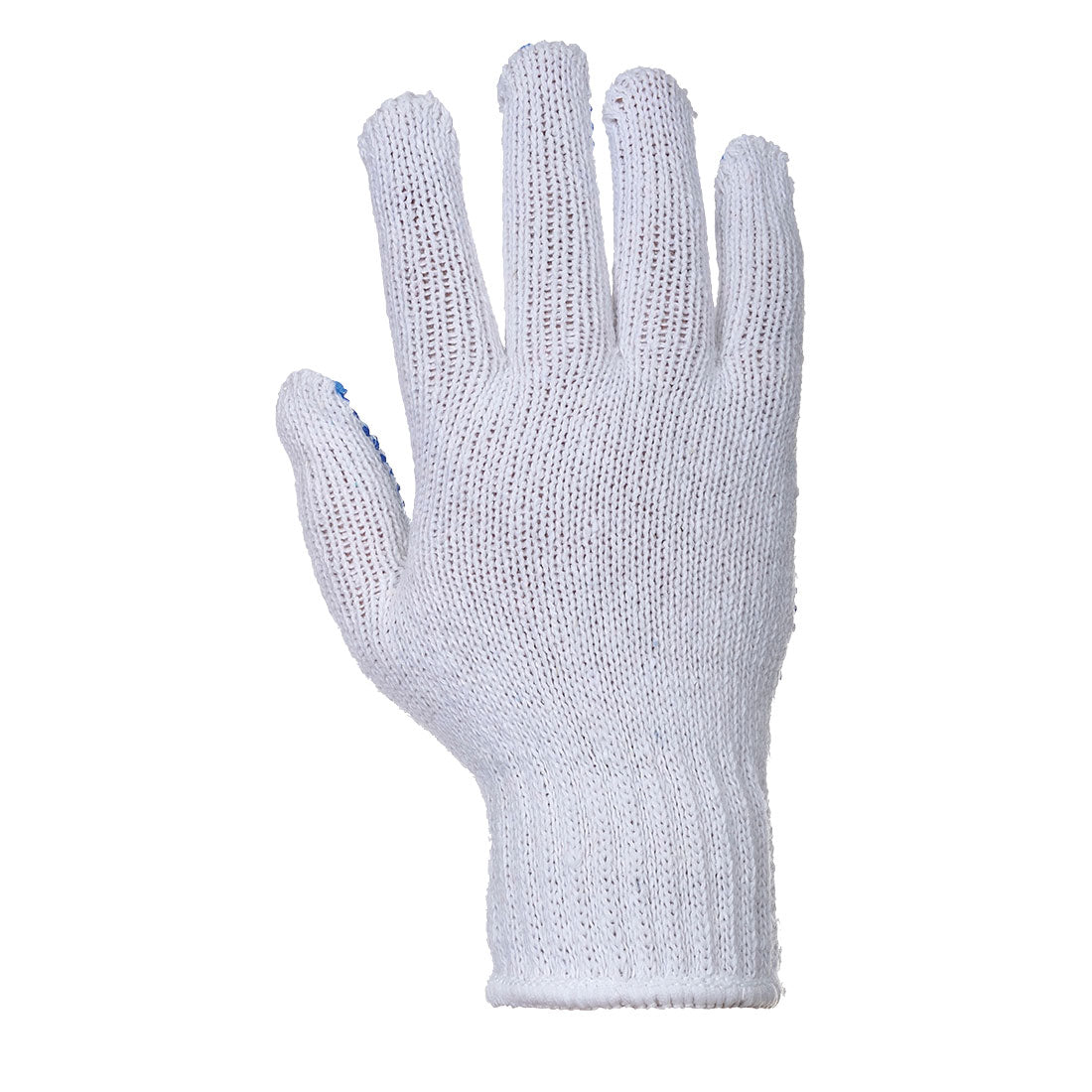 Portwest A111 Classic Polka Dot Glove - White/Blue 12/PK