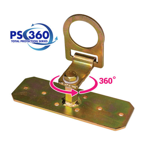 Palmer Safety ANCHORDRINGSW Metal Roof Swivel D-Ring Anchor 360° Fall Protection