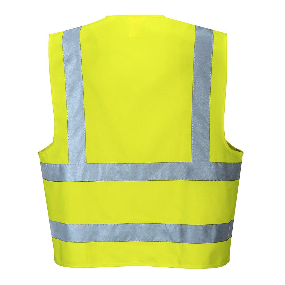 Portwest C470 Hi-Vis Two Band and Brace Vest - Yellow 12/PK