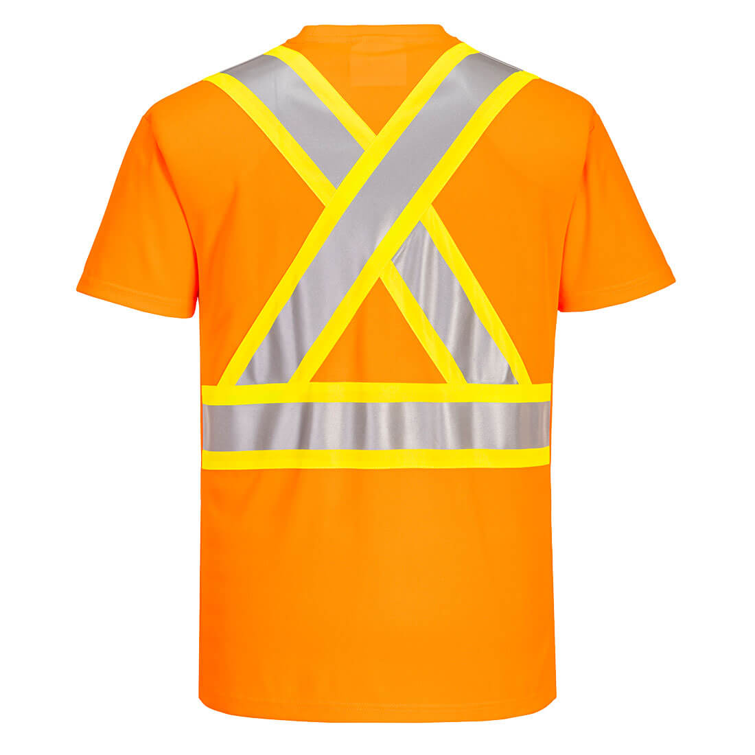 Portwest CA110 Hi-Vis X Back Contrast Tape T-Shirt S/S - Orange