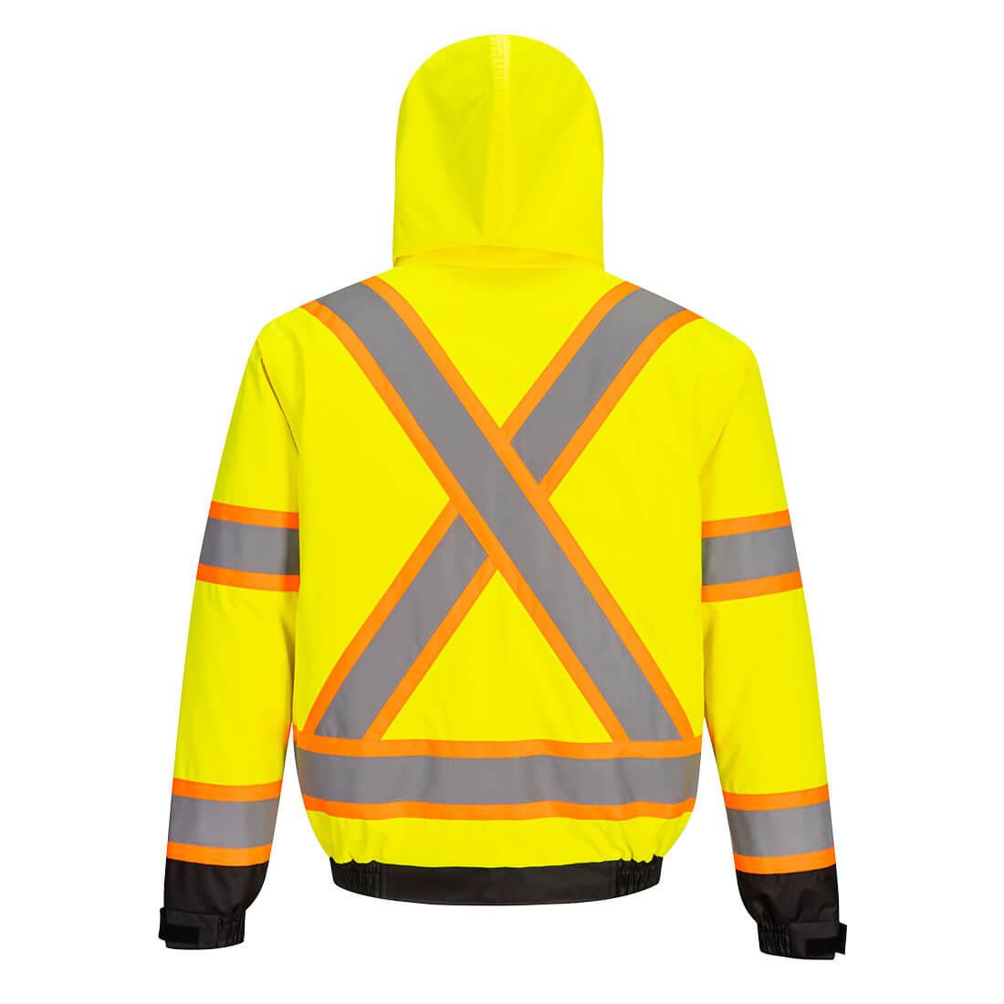 Portwest CA160 Hi-Vis X Back Contrast Tape Winter Bomber Jacket