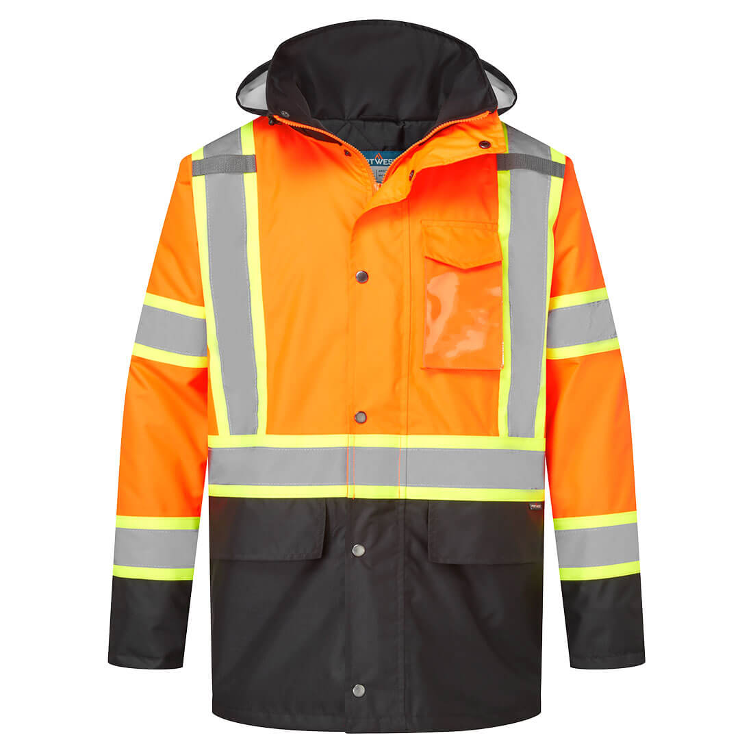 Portwest CA369 - Hi-Vis X Back Contrast Winter Traffic Jacket