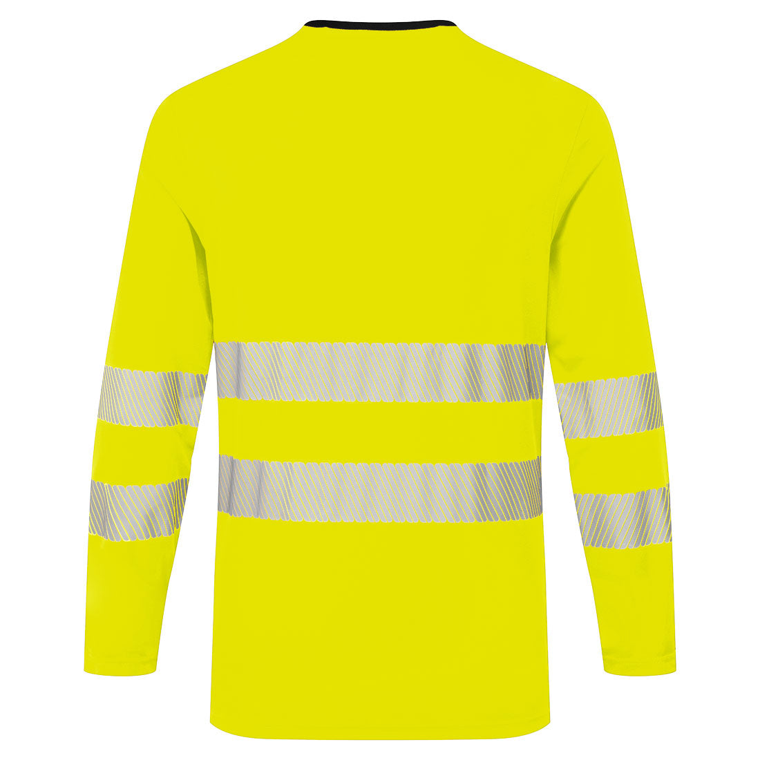 Portwest DX416 DX4 Long Sleeve High Viz T-Shirt - Yellow/Black
