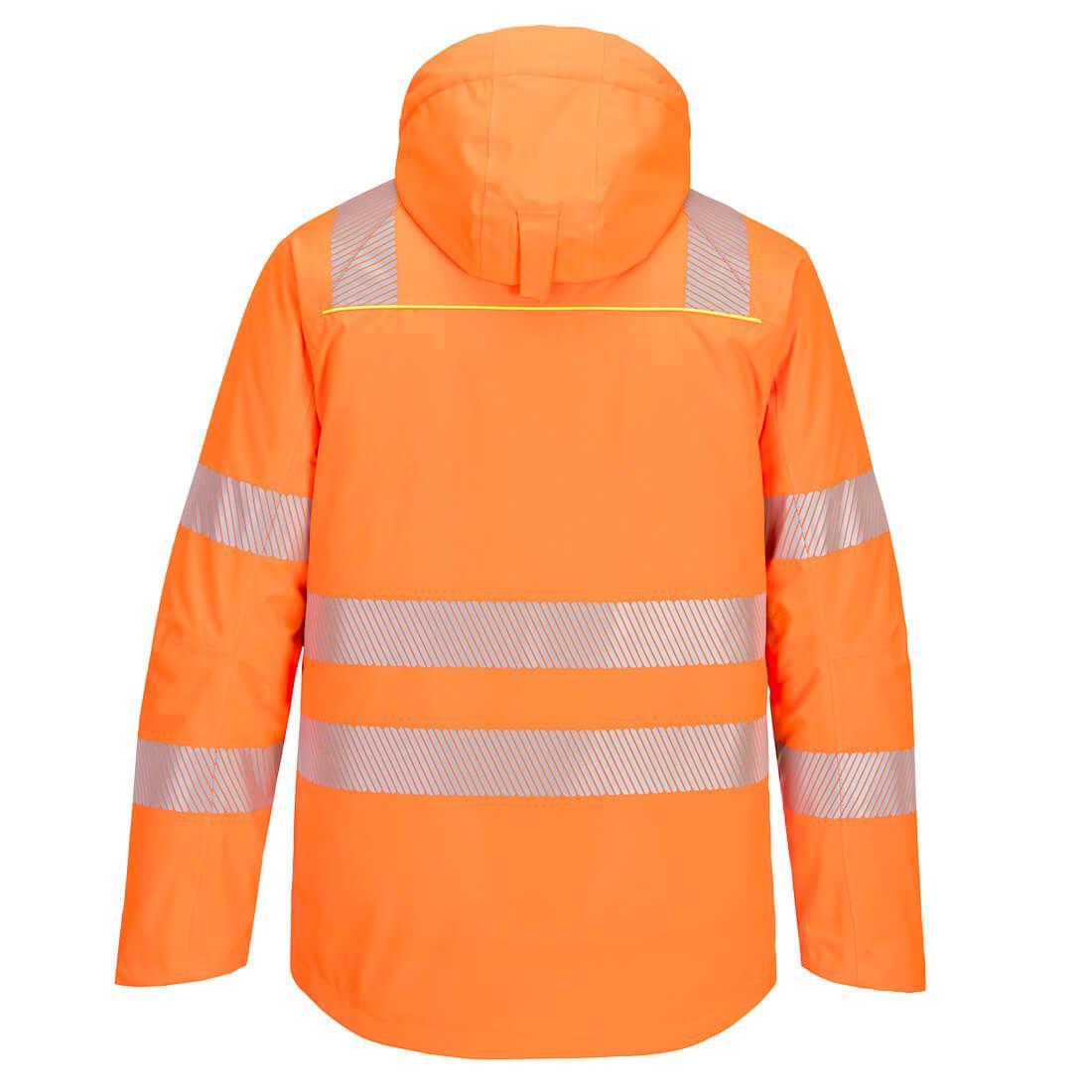 Portwest DX461 DX4 High Vis Winter Jacket - Orange/Black