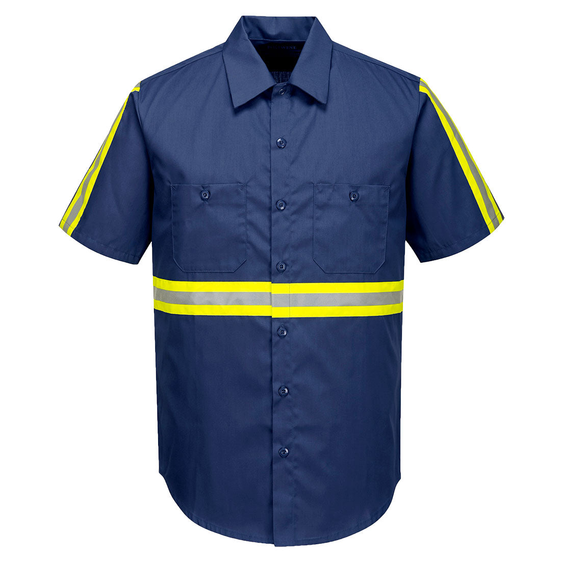 Portwest F124 Iona Xtra Short Sleeve Shirt - Navy