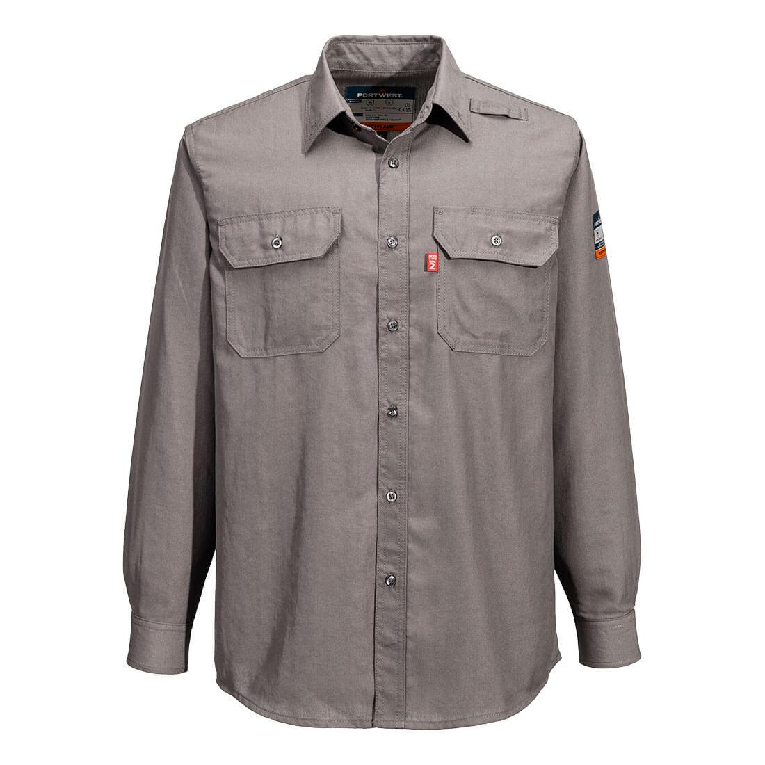Portwest FR705 - Vented FR Shirt - Gray
