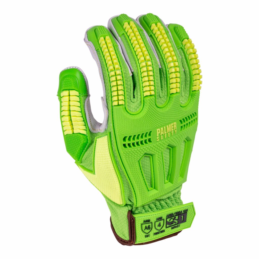 General Work Products G933G Cut Resistant-Impact Gloves ANSI A6 Goat Leather 1/PR