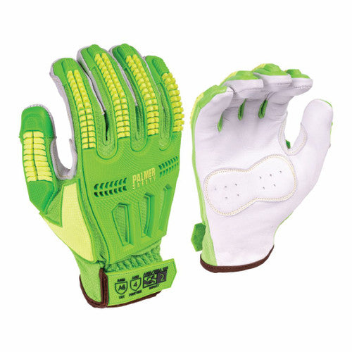 Palmer Safety G933G Cut Resistant-Impact Gloves ANSI A6 Goat Leather 1/PR