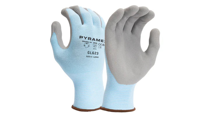 Pyramex GL623 - Sandy Nitrile Dipped Glove 12/PK