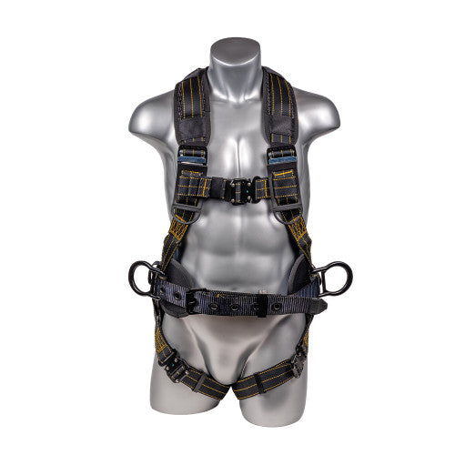Palmer Safety Hammerhead Series 5-Point Harness with Belt & Side D-Rings ANSI Z359.11
