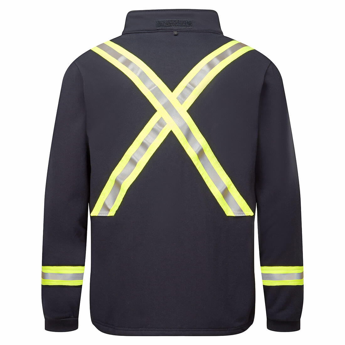 Portwest IOS324 - Striped Fleece Full Zip Jacket Navy