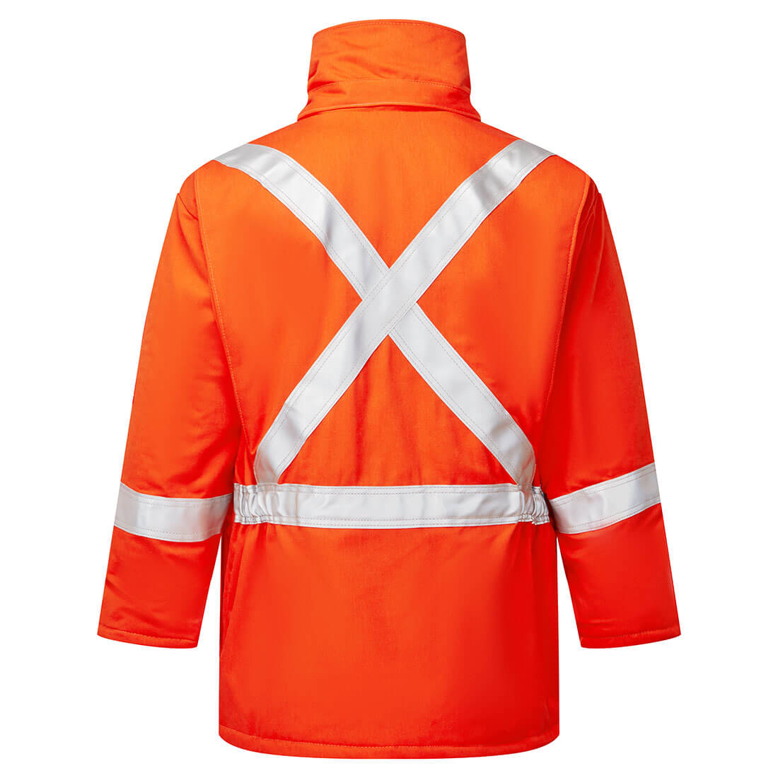 Portwest IUS515 - Ultrasoft 9oz Hi-Vis Insulated Parka Orange