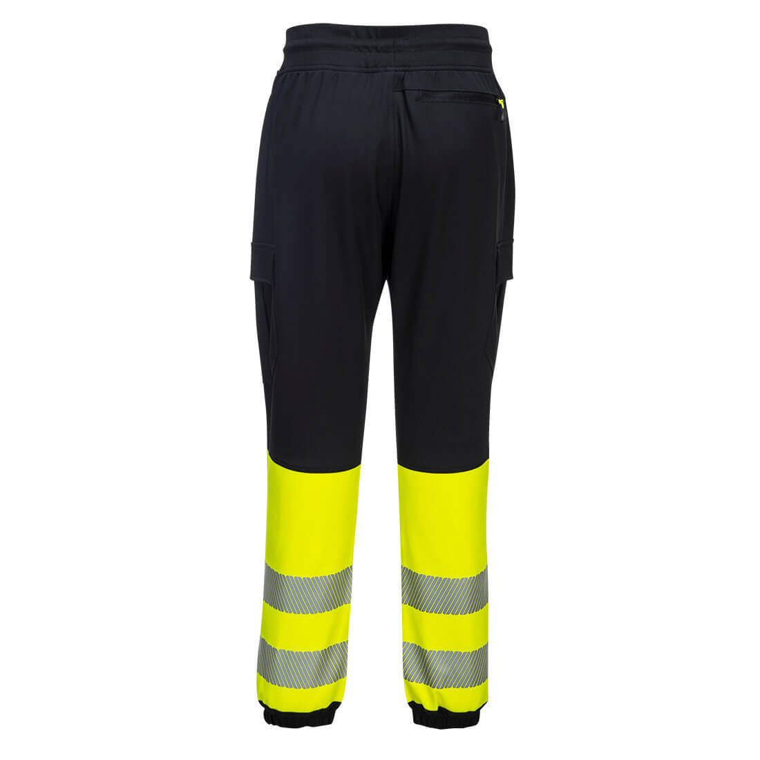 Portwest KX341 Hi-Vis Flexi Pants - Black/Yellow