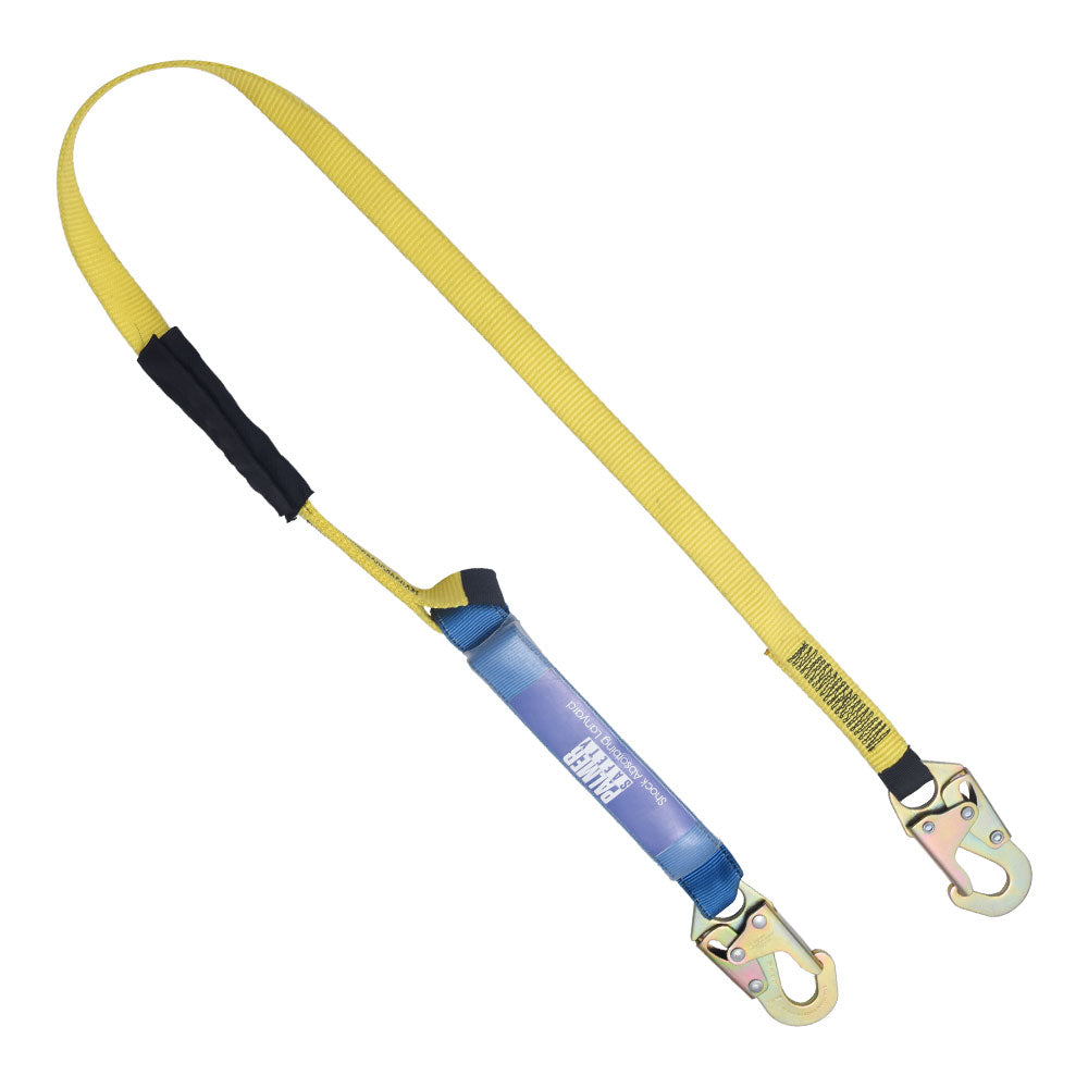 L111111 Lanyard 6 ft. Shock Absorber, Small Hooks, Single Leg.