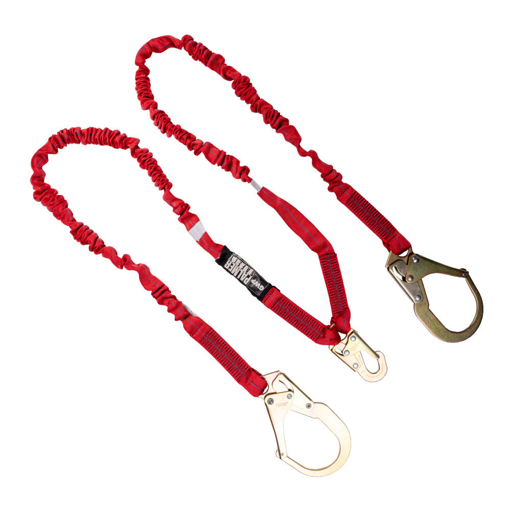L122233 Palmer Safety 6ft Internal Twin-Leg Web Lanyard w/ Rebar Hooks