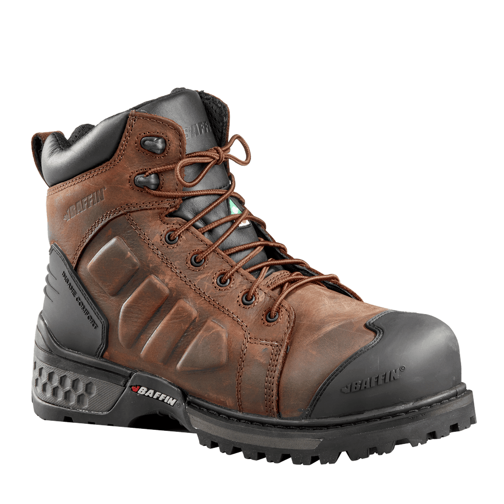 BAFFIN'S MONSTER 6" (Safety Toe & Plate) | Men's Boot - Brown