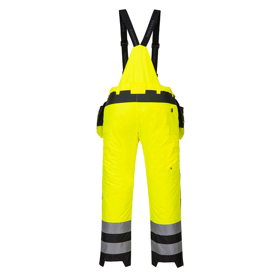 Portwest PW351 Hi-Vis Winter Pants - Yellow/Black