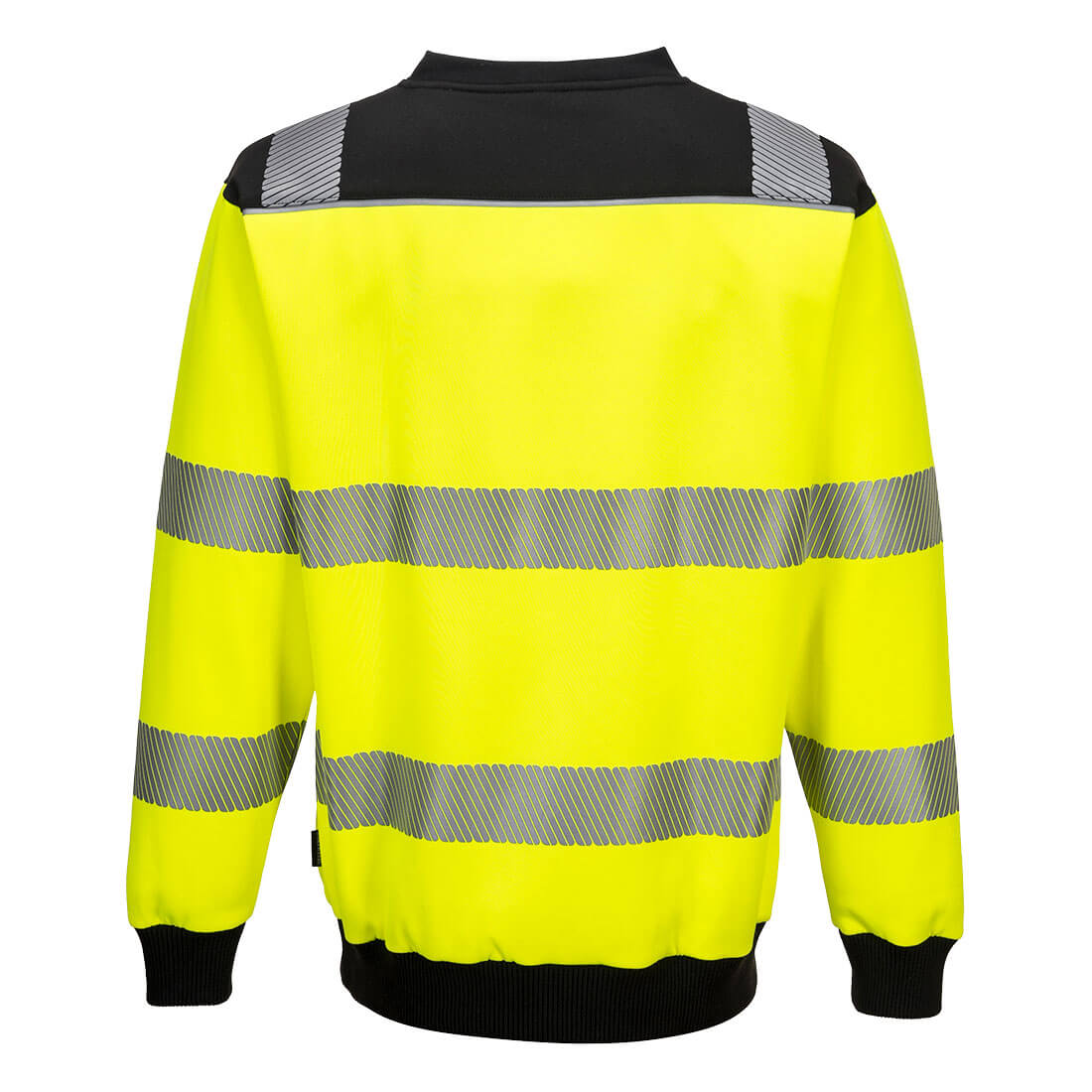Portwest PW379 Hi-Vis Sweatshirt - Yellow/Black
