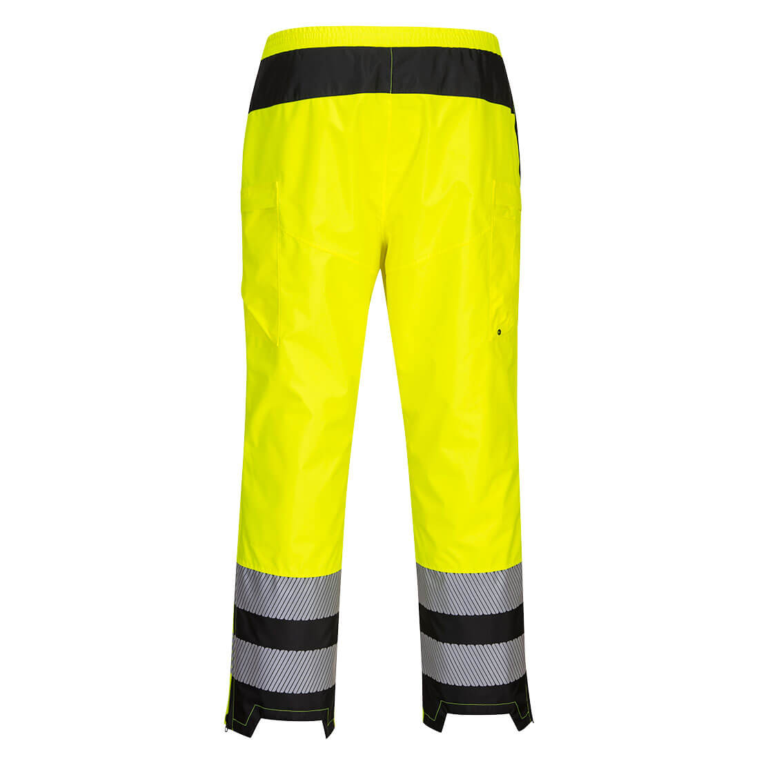 Portwest PW386 Hi-Vis Women's Rain Pants - Yellow/Black