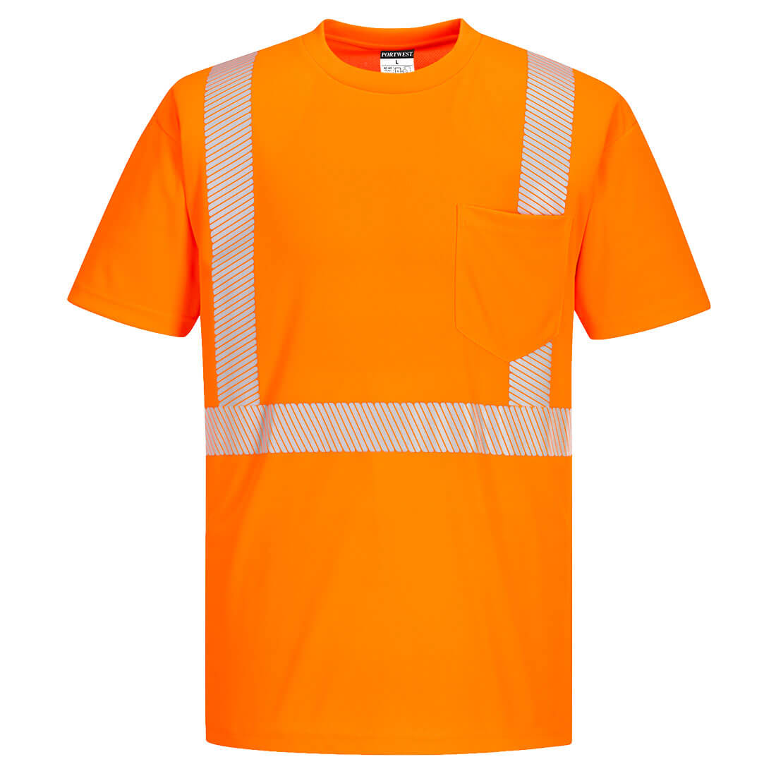 Portwest S194 Segmented Tape Short Sleeve T-Shirt - Yellow