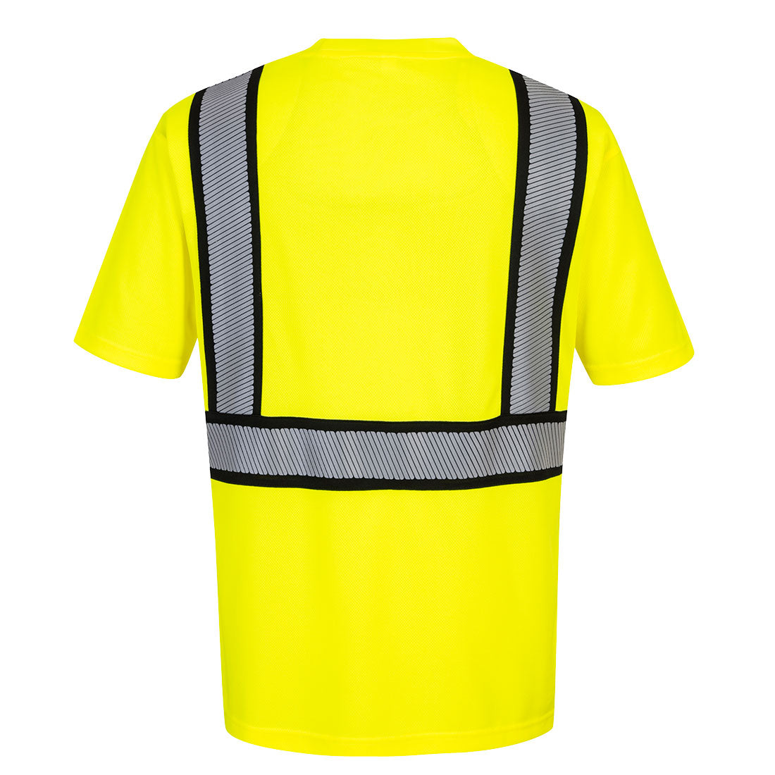 Portwest S395 Detroit Short Sleeve T-Shirt - Yellow/Black