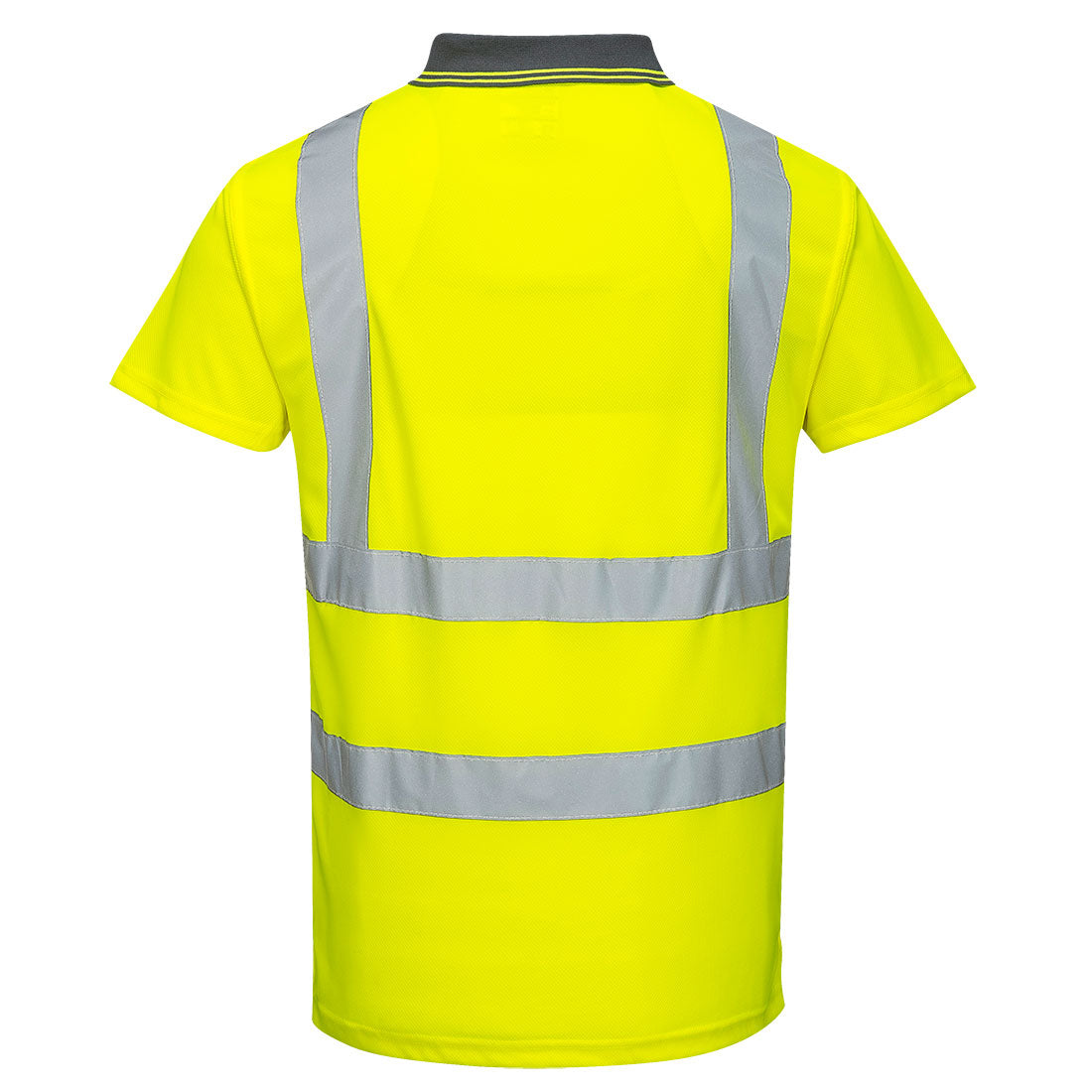 Portwest S477 Hi-Vis Short Sleeve Polo Shirt - Yellow