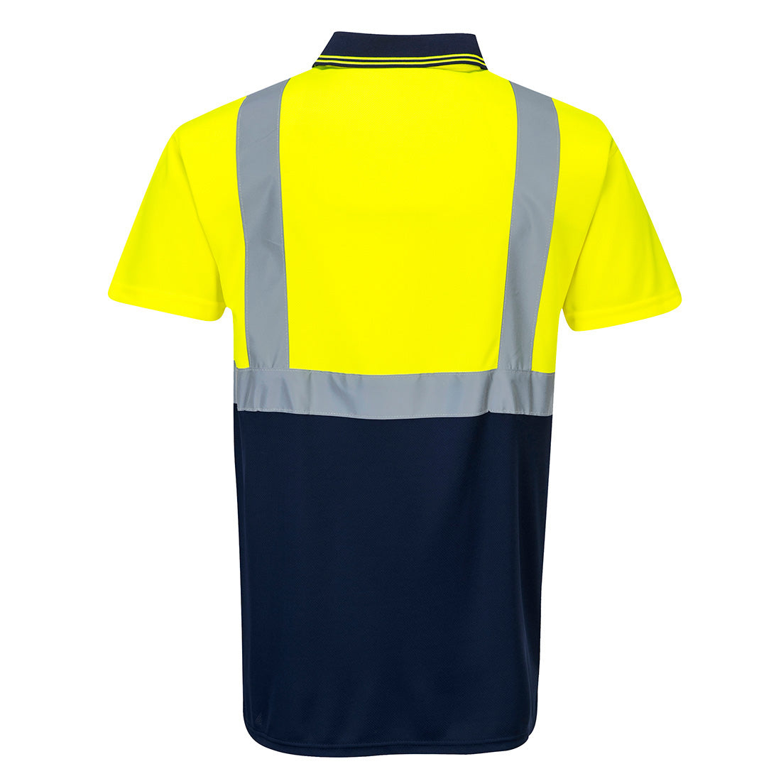 Portwest S479 Two-Tone Polo Shirt - Yellow/Navy