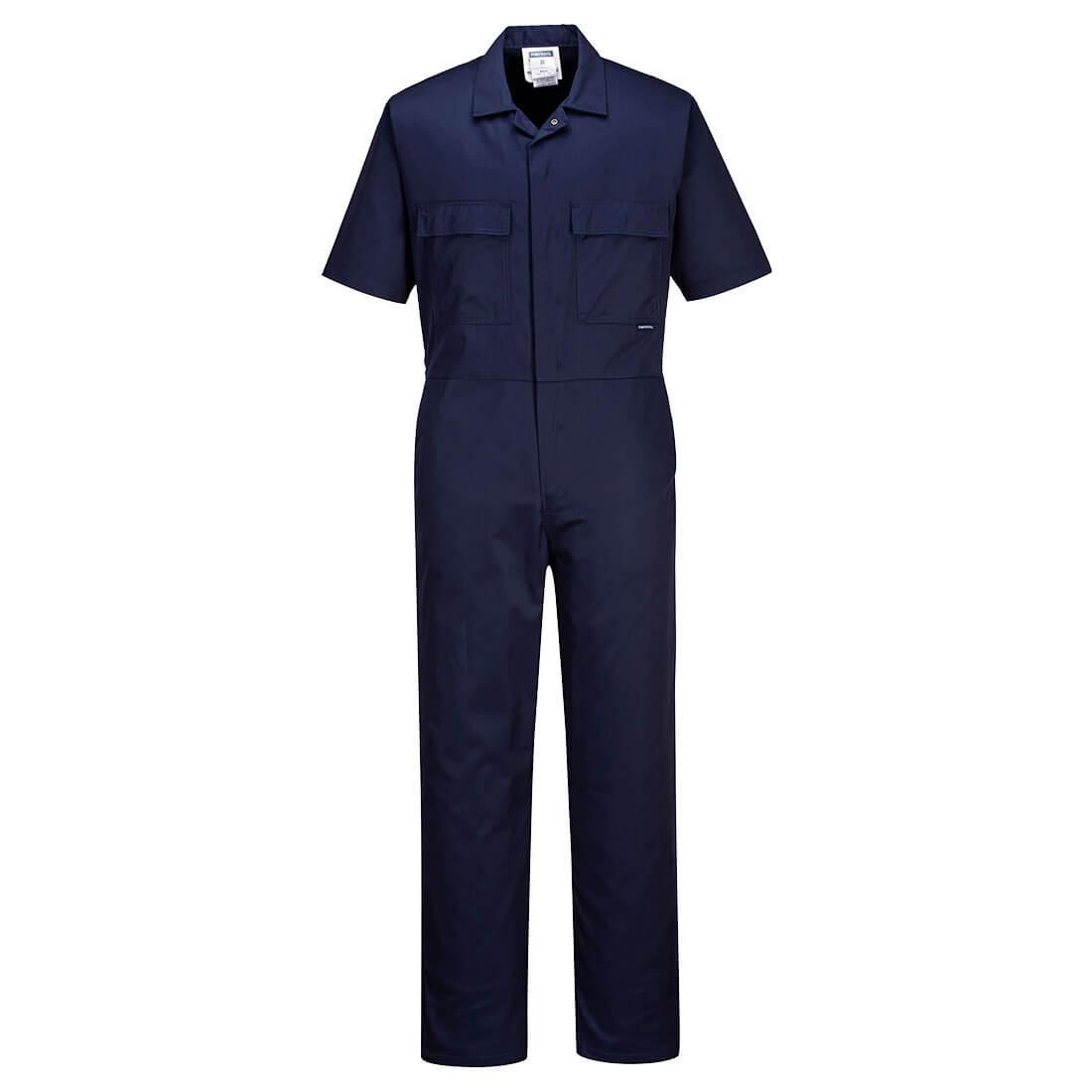 Short Sleeve Coverall - Navy