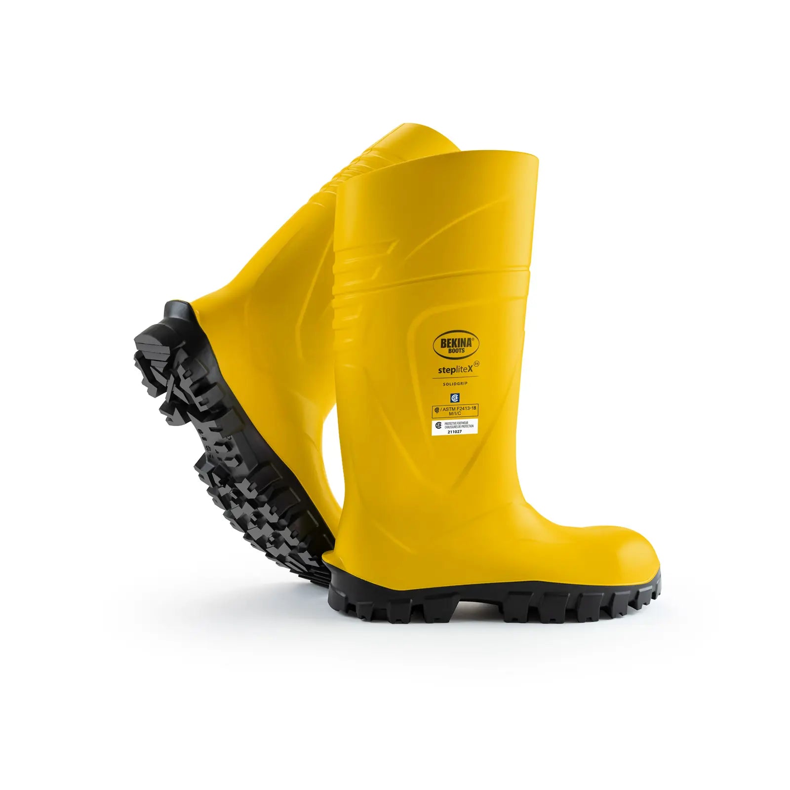 XAN3P/2080 StepliteX Solidgrip, Steel Toe Cap, Yellow-Black