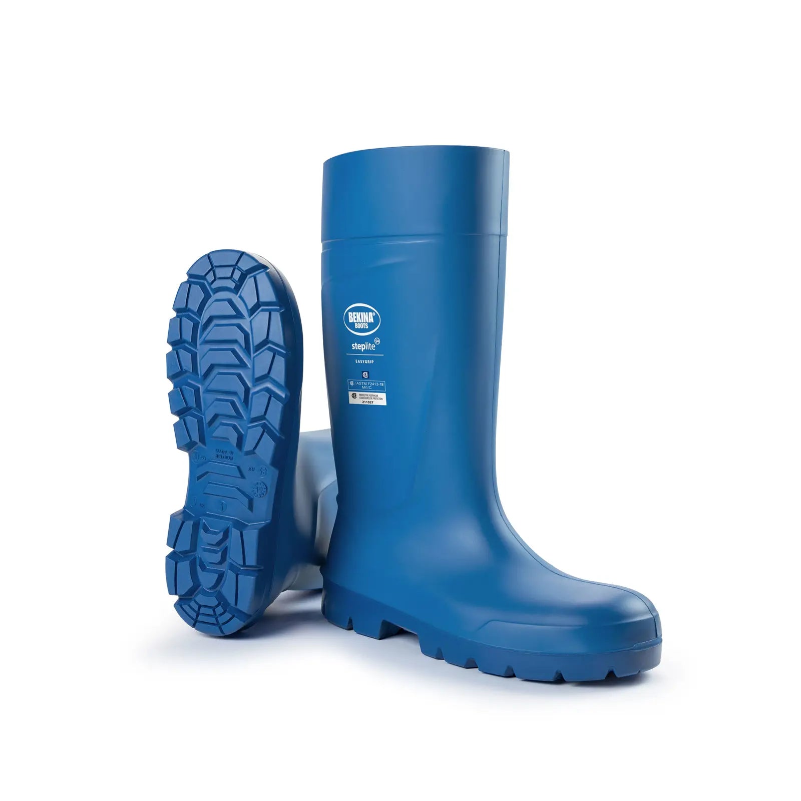 XAN3P/5353 StepliteX SolidGrip, Steel Toe Cap, Blue-Blue