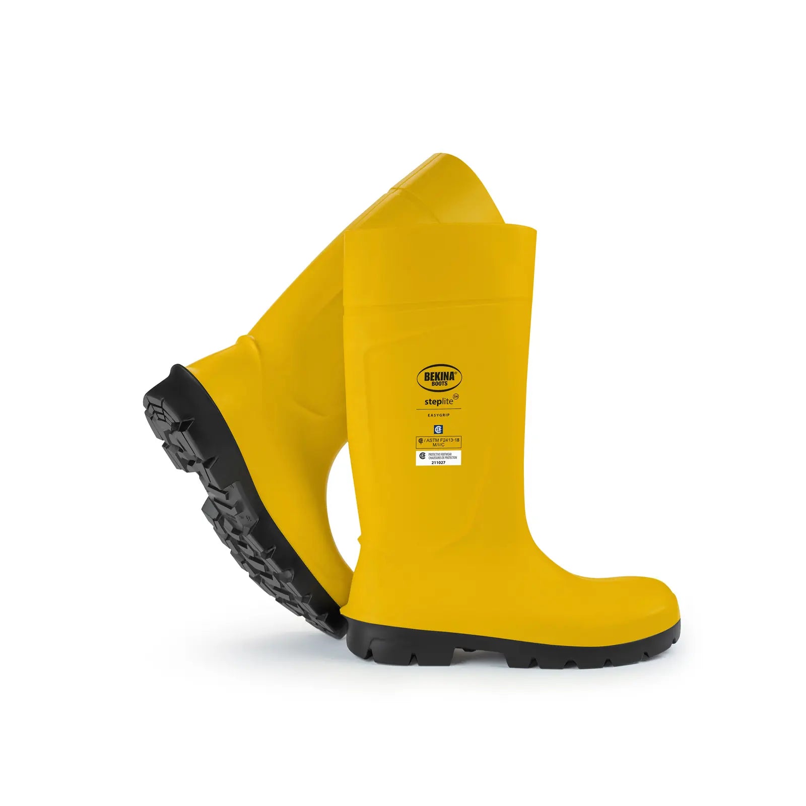 PAN3P/2080 Steplite Easygrip, Steel Toe Cap, Yellow-Black