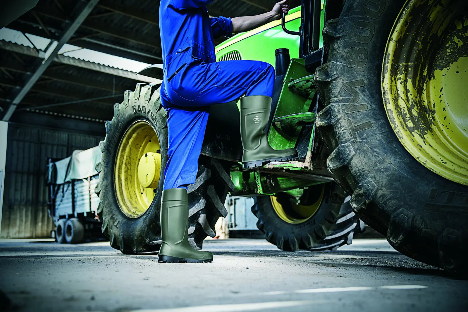 PAN3P/9180 Steplite EasyGrip, Steel Toe Cap, Green-Black