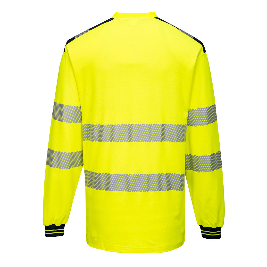 Portwest T185 PW3 Hi-Vis Long Sleeve T-Shirt - Yellow/Black