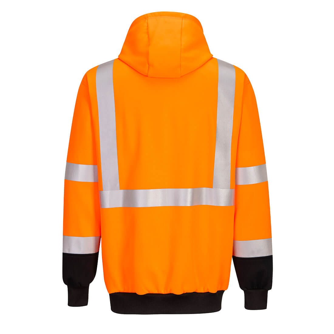 Portwest UB324 Two-Tone Hooded Sweatshirt - Orange/Black