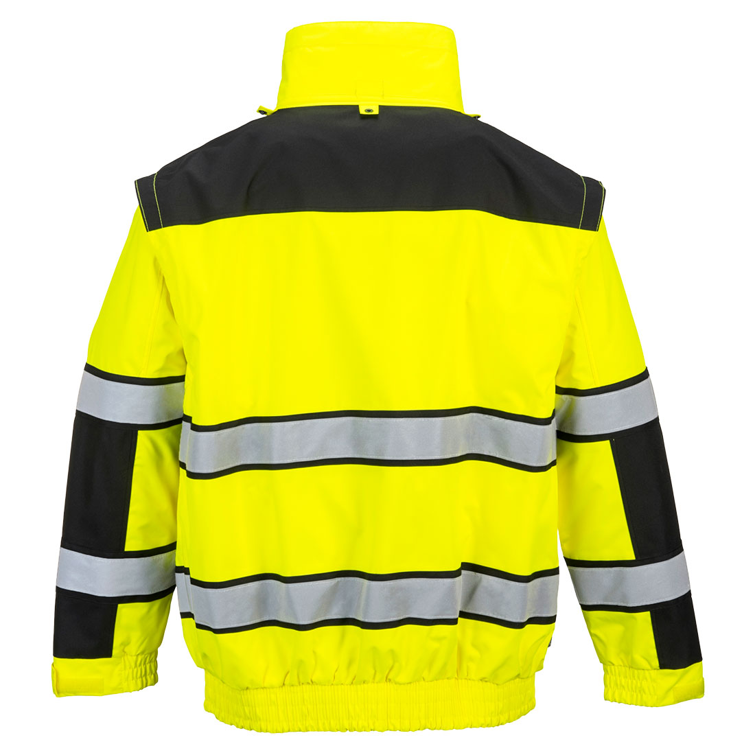 Portwest UC466 Hi-Vis Classic Bomber Jacket - Yellow/Black