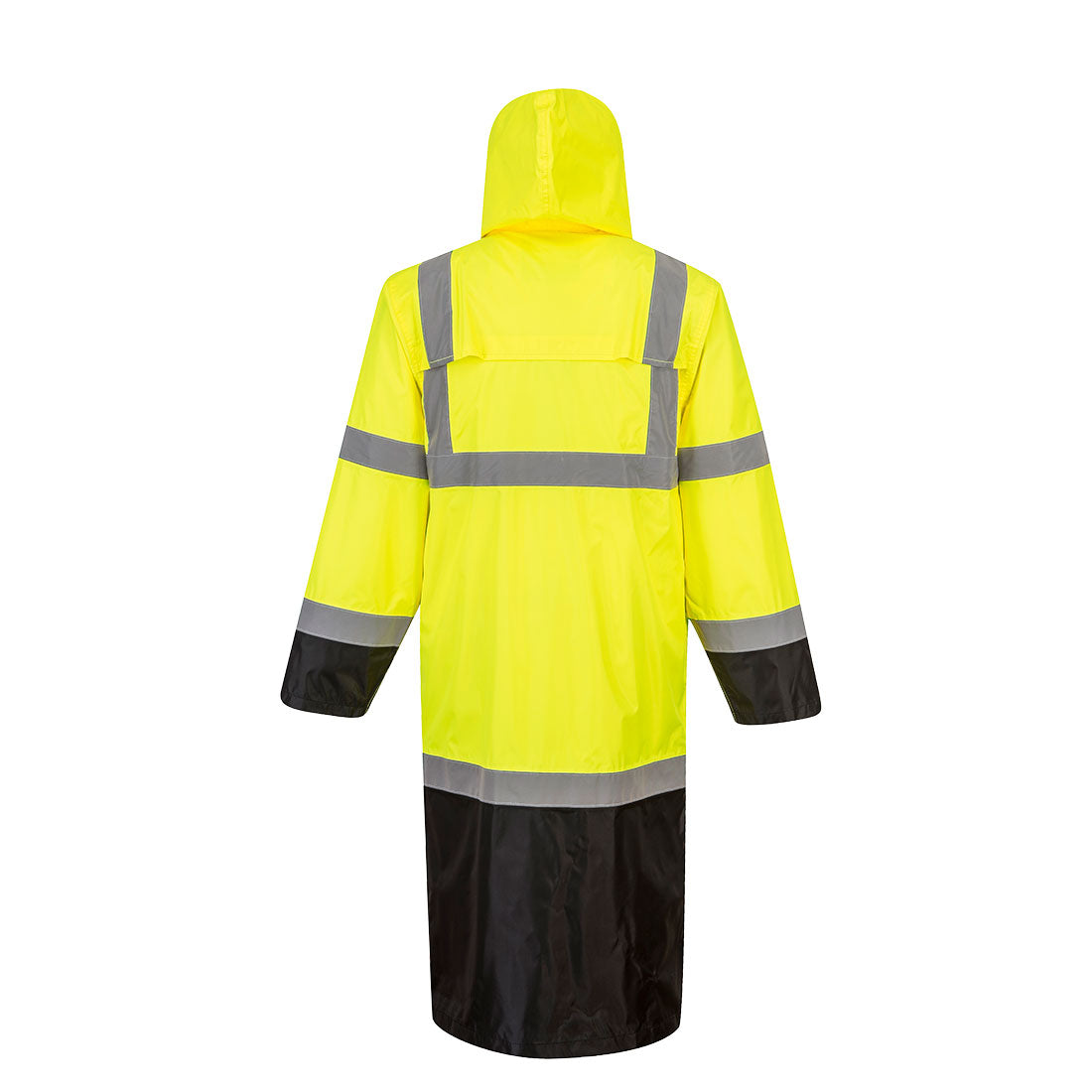 Portwest UH446 Hi-Vis Contrast Rain Coat 48 - Yellow/Black