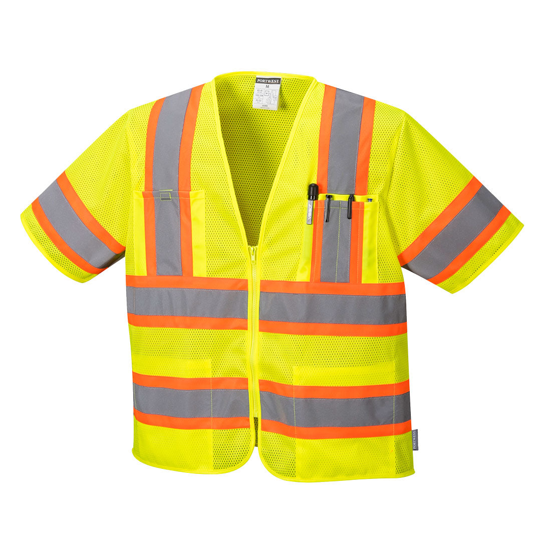 Portwest US383 - Augusta Sleeved Hi-Vis Vest