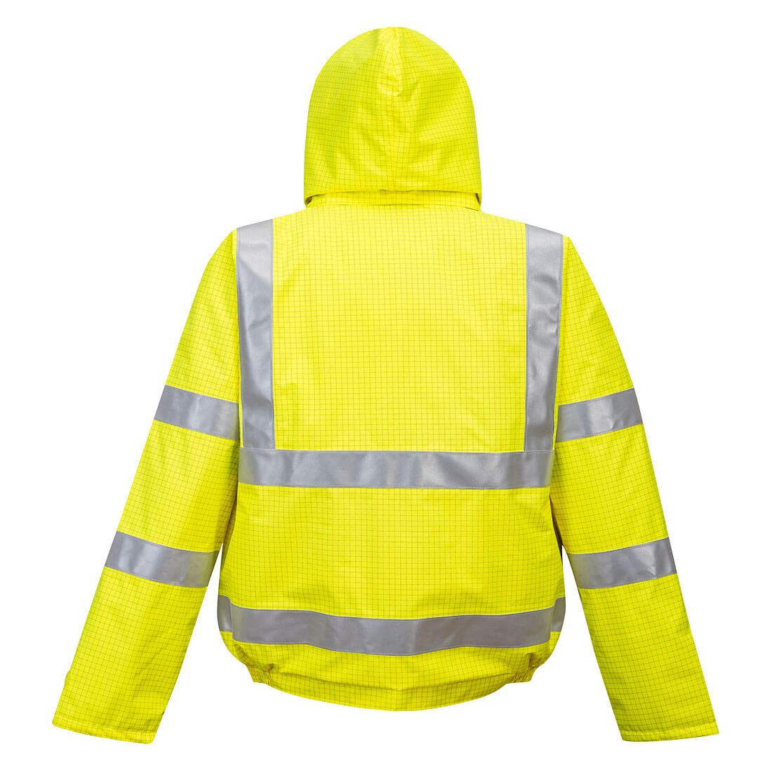Portwest US773 Bizflame Rain Hi-Vis Antistatic FR Bomber Jacket - Yellow