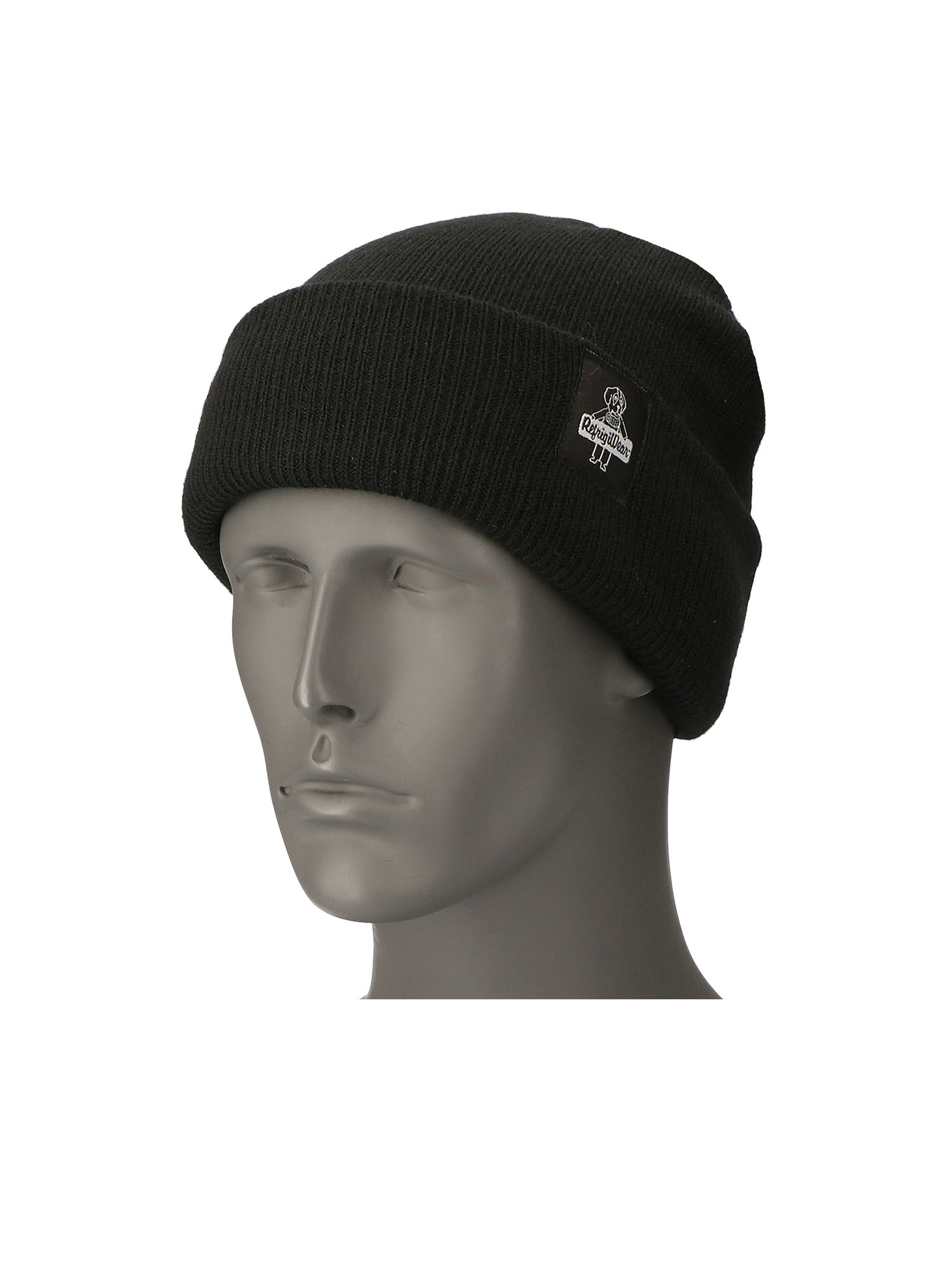 Refrigiwear 45RBLKOSA Wool Blend Watch Cap Black