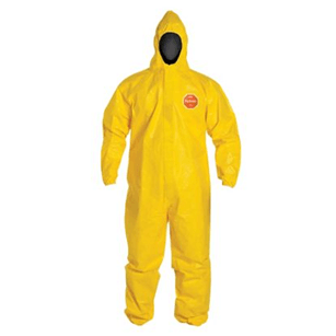 Dupont TYCHEM« COVERALLS WITH HOOD - Yellow
