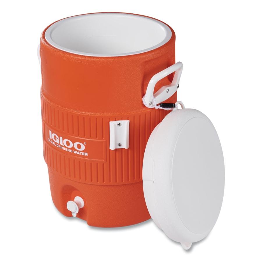 Igloo 42316 Seat Top Water Jug, 5 gal, Orange